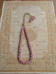 Rose Quartz Tasbih | 33 Beads Prayer Misbaha