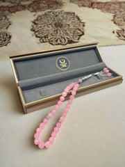 Rose Quartz Tasbih | 33 Beads Prayer Misbaha