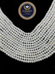Premium Fresh WaterPearl Round Shape  – Wholesale Pearl Bead Lines for Jewelry Making - 5mm