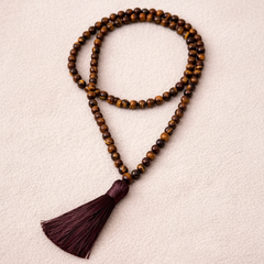 Polished Tiger Eye 99 Bead Tasbih • Islamic Prayer Beads, Dhikr Misbaha