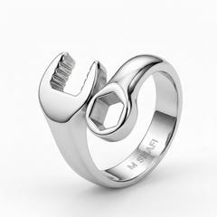 Unique Mechanical Tool Wrench Ring – Mechanical Engineer Gift Silver (Chandi) 925