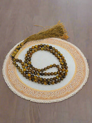 Tiger Eye Tasbeeh Stone | 100 beads Prayer Misbaha