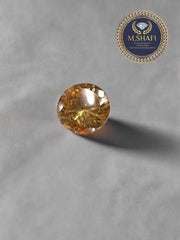 CHAMPAGNE COLOUR ZIRCON | ROUND SHAPE | HIGH QUALITY | FOR DIY JEWELRY MAKING | 1 GRAM PRICE