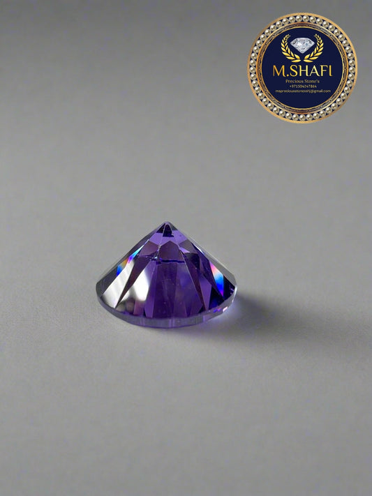 PURPLE ZIRCON | ROUND SHAPE | HIGH QUALITY | FOR DIY JEWELRY MAKING | 1 GRAM PRICE