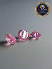 PINK ZIRCON | ROUND SHAPE | HIGH QUALITY | FOR DIY JEWELRY MAKING | 1 GRAM PRICE