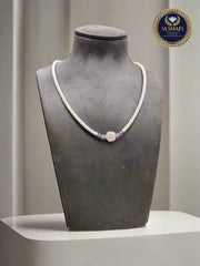 Luxury Freshwater Pearl Necklace and Mother of Pearl Flower Pendant Earrings Set