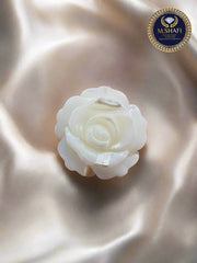 Mother of Pearl Carved Flower – Both Sides - For Gold & Silver Jewelry