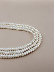 Natural Peach Freshwater Pearls –  2mm to 2.5mm Button Shape for Handmade Jewelry