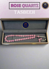 Rose Quartz Tasbih | 33 Beads Prayer Misbaha