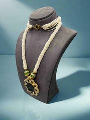 White Beaded Fashion Necklace – Perfect for Gifts & Events