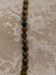 Tiger Eye Tasbeeh Stone | 100 beads Prayer Misbaha