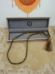 Tiger Eye Tasbeeh Stone | 100 beads Prayer Misbaha