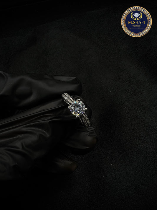 Trendy Silver Zirconia Ring – Latest Modern Jewelry Collection