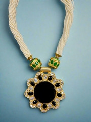 White Beaded Fashion Necklace – Perfect for Gifts & Events