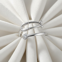 Doctor & Nurse Special Silver Stethoscope Ring – Graduation Gift