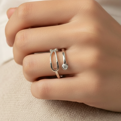 Doctor & Nurse Special Silver Stethoscope Ring – Graduation Gift