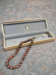 Brown Tiger Eye Tasbih | 33 Beads Prayer Misbaha