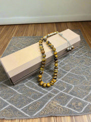 Tiger Eye Tasbeeh | 33 Beads Prayer Misbaha