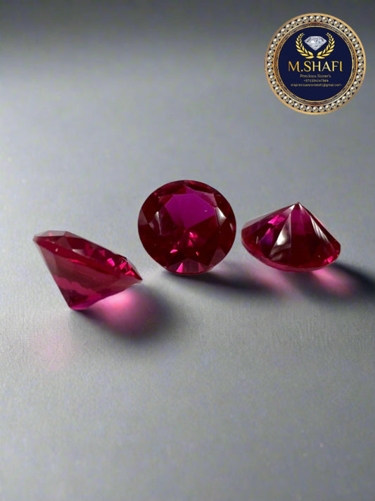 RED EMITATION ZIRCON STONE | FOR DIY JEWELRY MAKING | 1 GRAM PRICE