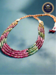 Luxury Tourmaline Necklace – 4 Layers Necklace