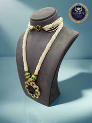 White Beaded Fashion Necklace – Perfect for Gifts & Events