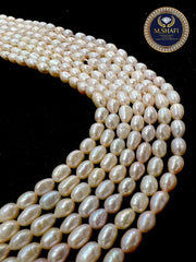 Natural Peach Freshwater Pearls – Oval Shape, High Quality , For Jewelry Making