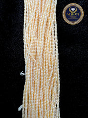 Natural Peach Freshwater Pearls –  2mm to 2.5mm Button Shape for Handmade Jewelry